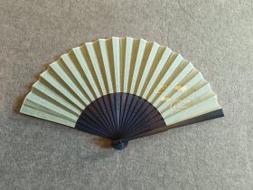 金鱼 日本棉扇京扇 最宽幅40Cm，高221.5Cm，竹骨扇，几乎全新品。