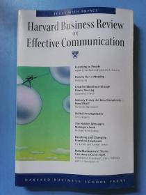 Harvard Business Review on Effective Communication  哈佛商业评论之有效的交流