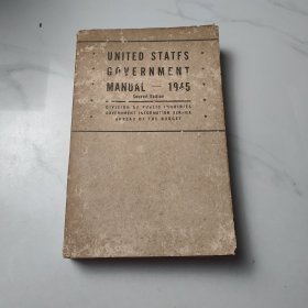 UNITED STATES GOVERNMENT MANUAL—1945