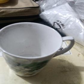 松鹤图茶杯（瓷杯）