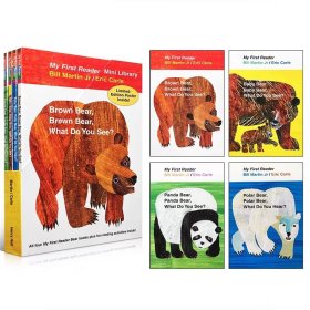 Brown bear&friends My first reader mini library[小熊童书套装，共4册]