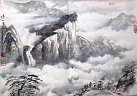 【保真】谭二歌 字：谭华生，历任广西象州书画联谊会会长，广西象州美协主席，广西来宾市美术家协会副主席，广西象州政协委员，广西来宾市政协委员，中国美术家协会会员，广西美术家协会会员，国家一级美术师、高级职称。册页