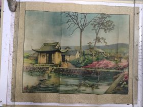 太阳烟草公司敬赠 3幅合售，48 X 37.5