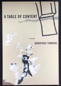 Dorothea Tanning《A Table of Content: Poems》