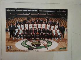 NBA篮球球星海报 2007—2008赛季波士顿凯尔特人全家福 洛杉矶湖人全家福