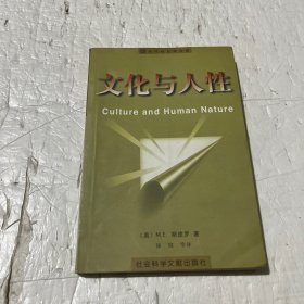 文化与人性——现代社会学文库