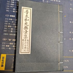 【现代影印】普太和丸药汇集