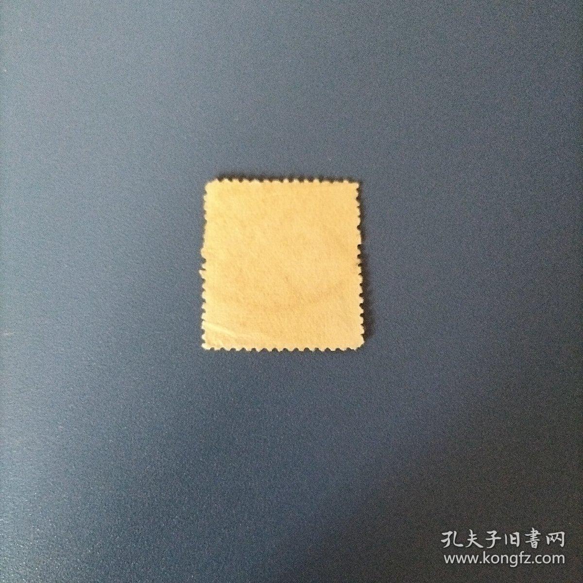 民国邮票 北京二版帆船票4分暂作1分（ 民02-2 ）