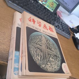 科学画报1984全年缺6十一本合售