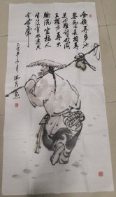 著名连环画家杨瑞民绘画古人诗句画