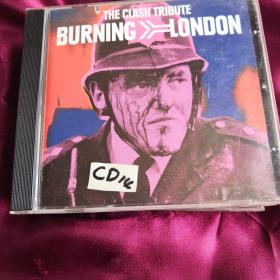 burning  London  原版口园cd盘面无划痕，小口擦歌页边。