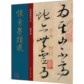 怀素墨迹选 唐代 草书 成人字帖 经典碑帖放大本