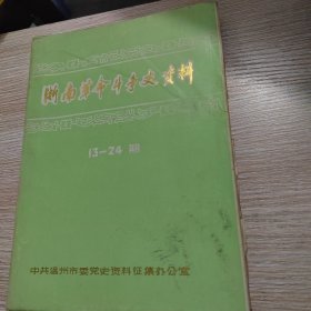 浙南革命斗争史资料13一24期合订本