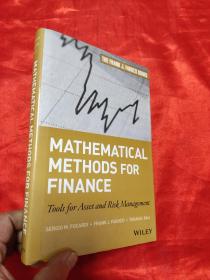 Mathematical Methods for Finance: Tools （小16开，硬精装） 【详见图】