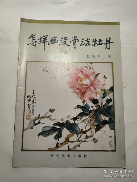 怎样画没骨法牡丹