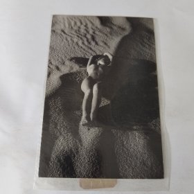 明信片。外国美女模特。美是大自然的杰作