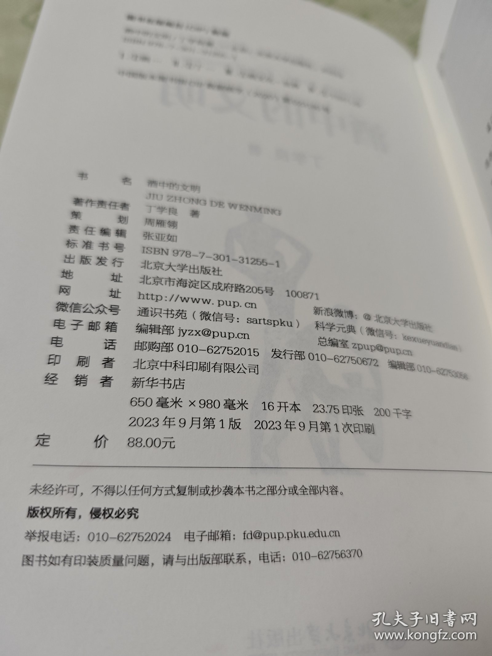 酒中的文明 丁学良著作 从文明史和社会史寻觅酒的故事