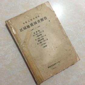 中华人民共和国区域地质调查报告 送审稿