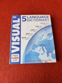 英文原版 DK5种语言图解英语词典 5 Language Visual Dictionary 英英字典