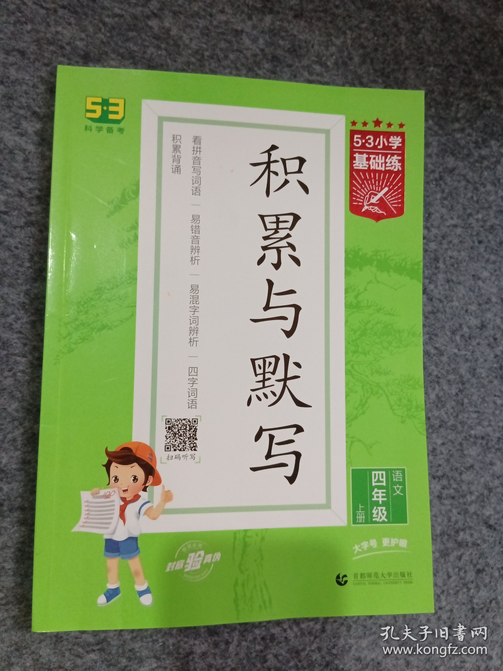 53小学基础练积累与默写语文四年级上册2022版含参考答案