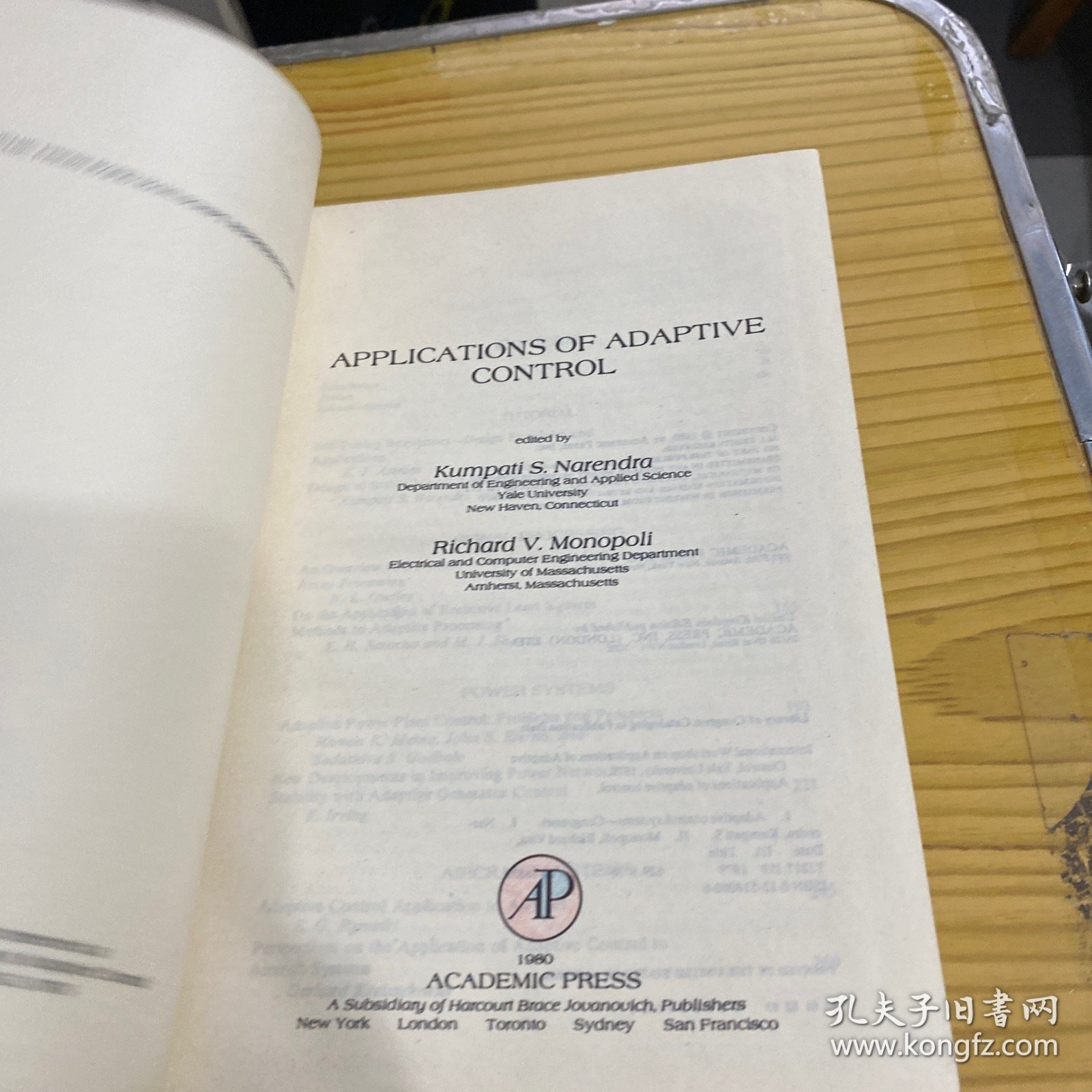 Applications of Adaptive Control 自适应控制的应用