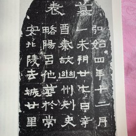 《书法丛刊》杂志：西安碑林藏精品墓志:
后秦吕他墓表（有评述）、
北魏赵超宗墓志、
张宜墓志、
杨舒墓志、
赵超宗妻王氏墓志、
北周独孤浑贞墓志、
佛立像及题记（都是全拓）、
隋解方保墓志（原大全，有解读）、
唐阿史那婆罗门墓志、
史怀训墓志、
唐安公主墓志、
王求古墓志、
柳公权书迴元观钟楼，
文徵明行书新燕篇（全），