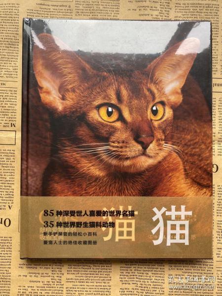 猫（野猫家猫百科大全，85种世界名猫，35种野生猫科动物。精装全彩印刷，200+高清美图，附赠手账+图鉴+书签）