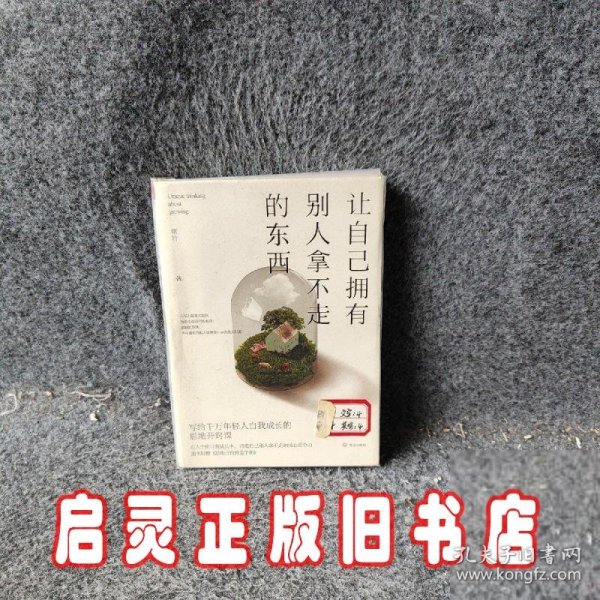 让自己拥有别人拿不走的东西：写给千万年轻人自我成长的思维开窍课