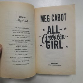 【英文原版书】ALL-AMERICAN GIRL by MEG CABOT