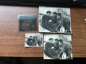 厦门岛海岸炮兵二等功臣张木仁，许乃春，照片3张加底片