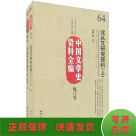 沈从文研究资料(上下)