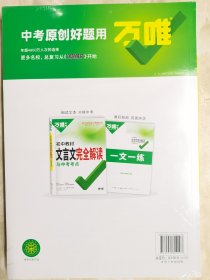 万唯中考 初中教材文言文完全解读与中考考点/初中教材文言文完全解读与中考考点一文一练（共2册）