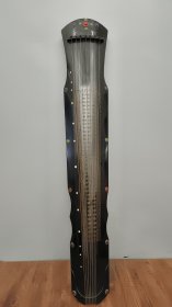 旧藏桐木漆器古琴 【百寿圖】手工制作漆器古琴 直径长1.23米宽20厘米高6厘米，重2950克