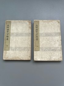【现货】1900年日本出版《中国画家人名辞书》上下2册全，线装排印本
