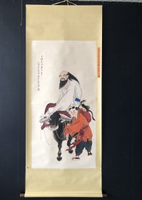 任伯年字画国画四尺手绘纸本卷轴挂画