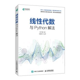 线性代数与Python解法 线性代数人工智能机器学习的数学统计概率数学之美计算机编程语言书籍