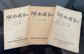 湖南团讯第二十五期，二十七期，三十八期