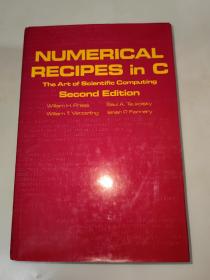 Numerical Recipes in C: The Art of Scientific Computing, Second Edition by Pres  精装16开