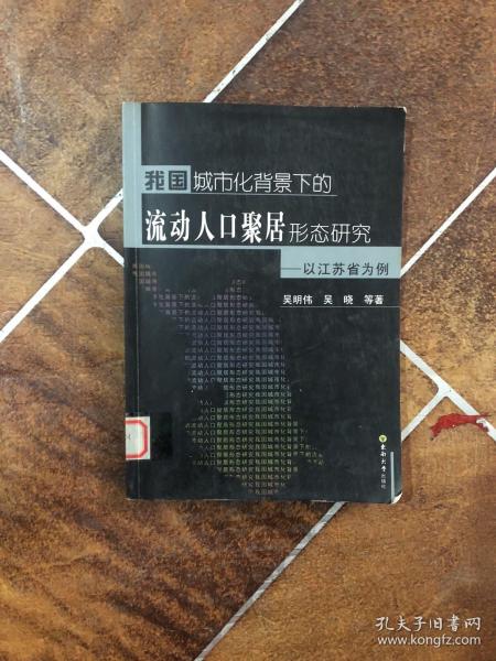 我国城市化背景下的流动人口聚居形态研究：以江苏省为例