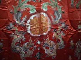 杭州双喜百子高级丝绸被面