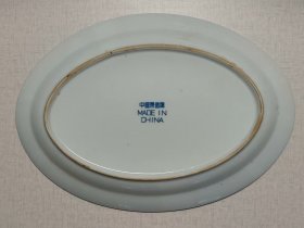 人民瓷厂景德镇盘子+勺子成套