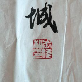 张伟书法行楷横幅96x34cm（张伟：字石城，江苏著名画家，书法家，南京书画院副院长，南京书协副主席）保真，如假包退。