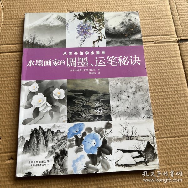 从零开始学水墨画：水墨画家的调墨、运笔秘诀