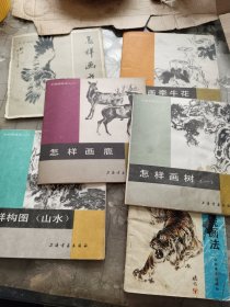 怎样画骆驼，山水，牵牛花，鹰，鹿，虎，树