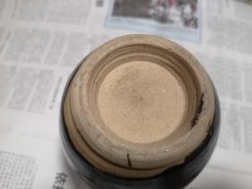 明清时期的黑瓷罐子，少盖