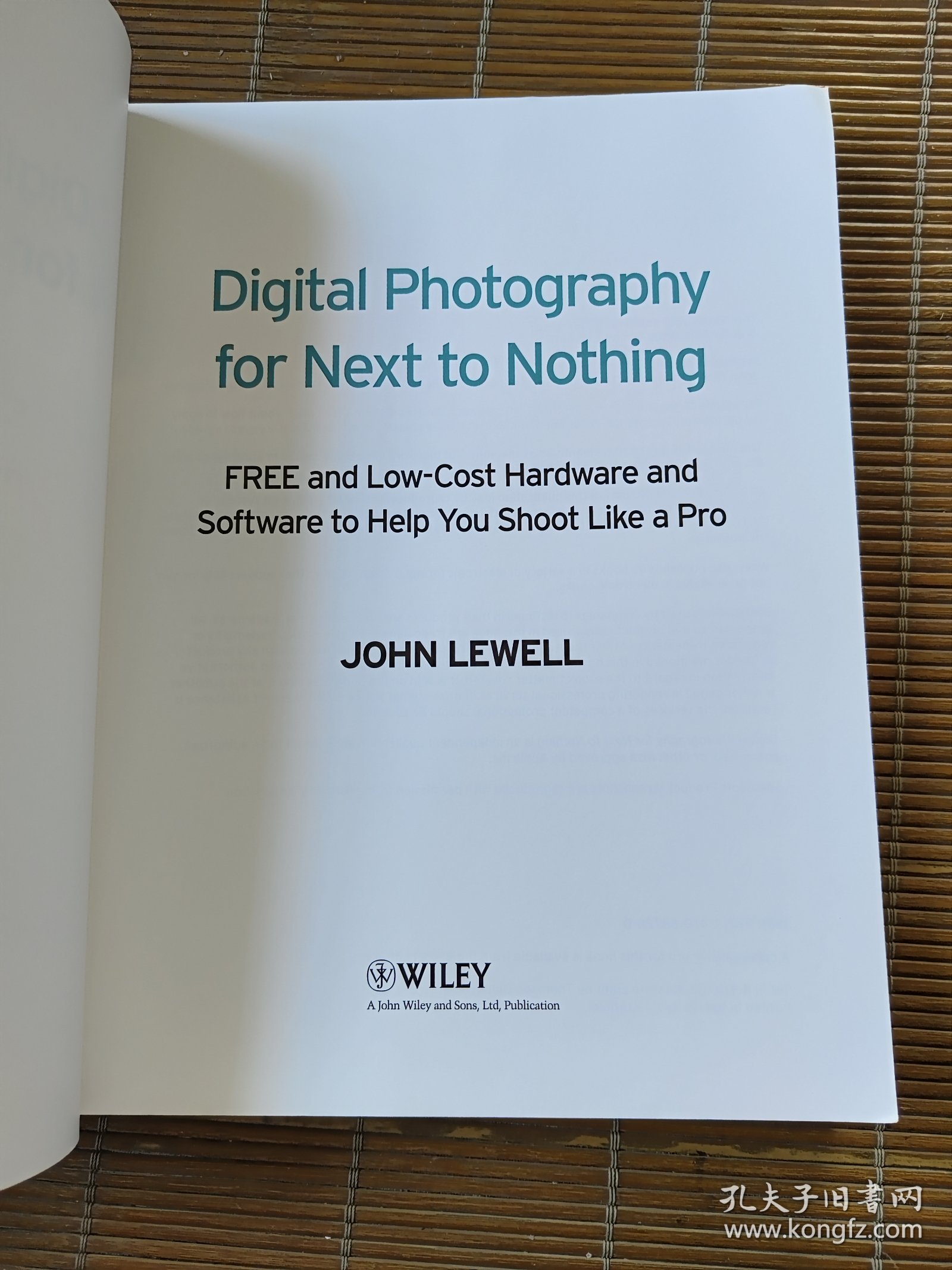 Digital Photography for Next to Nothing