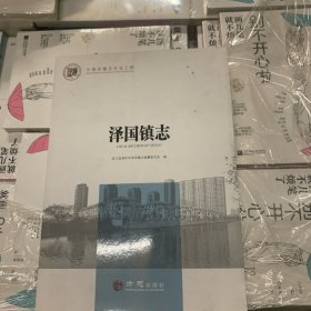 泽国镇志/中国名镇志文化工程