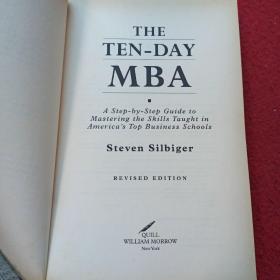 The Ten-Day MBA：A Step-By-step Guide To Mastering The Skills Taught In America's Top Business Schools