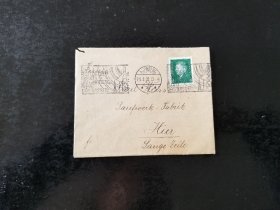 德国1931年实寄封
品相如图，贴德国总统得力西邮票，盖日戳和纪念钞，小封，总体品相还不错。保真，包挂号，非假不退