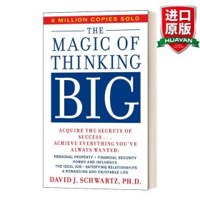 英文原版 Magic of Thinking Big 勇于思考的魔力 英文版 进口英语原版书籍